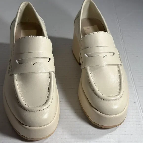 Dolce Vita Cream Loafers - Picture 14 of 16